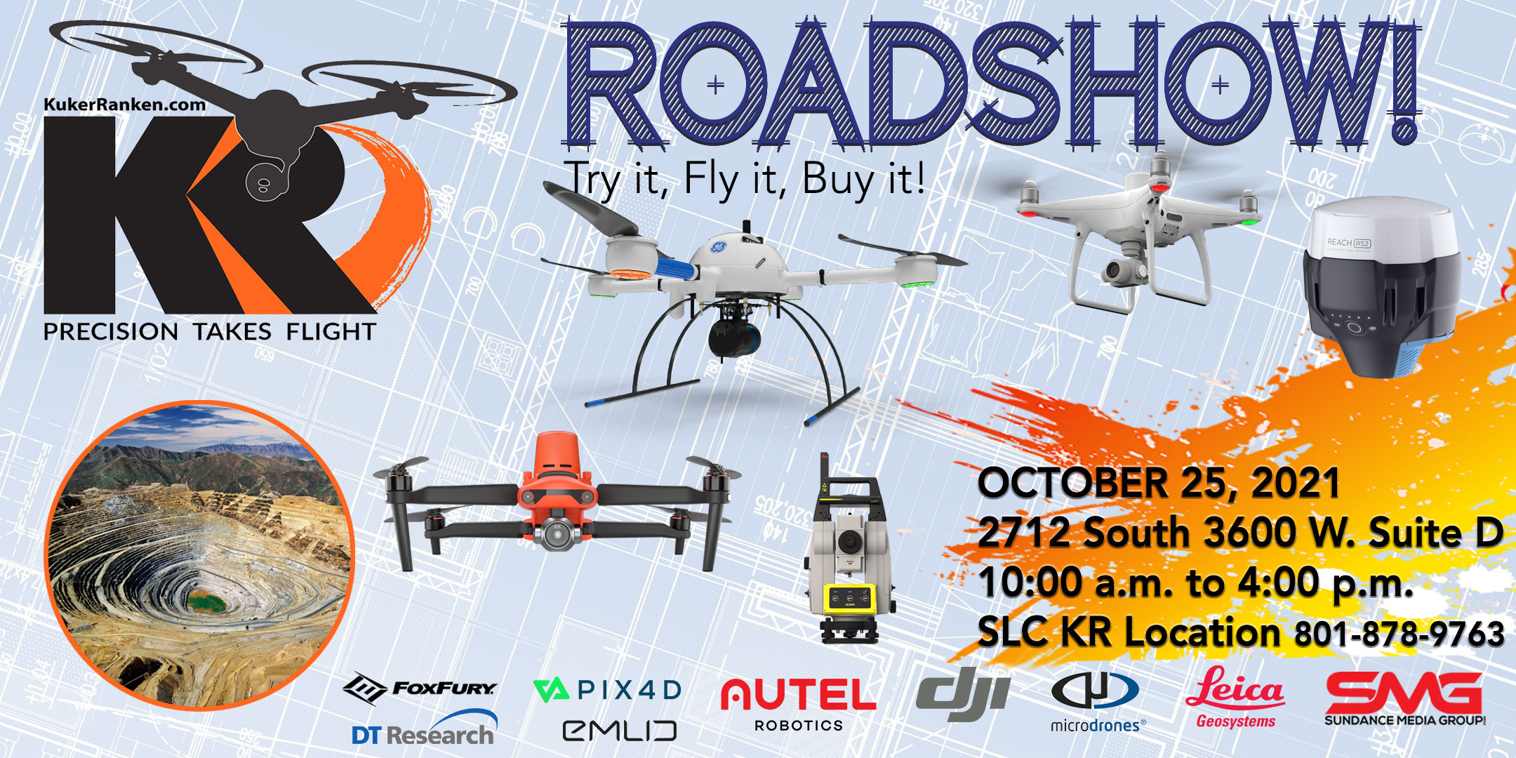 Precision Takes Flight - Kuker-Ranken Drone Roadshow SLC